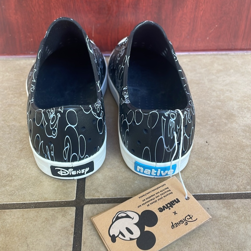 Disney Black and White Mickey Print Shoes - Picture 3 of 6